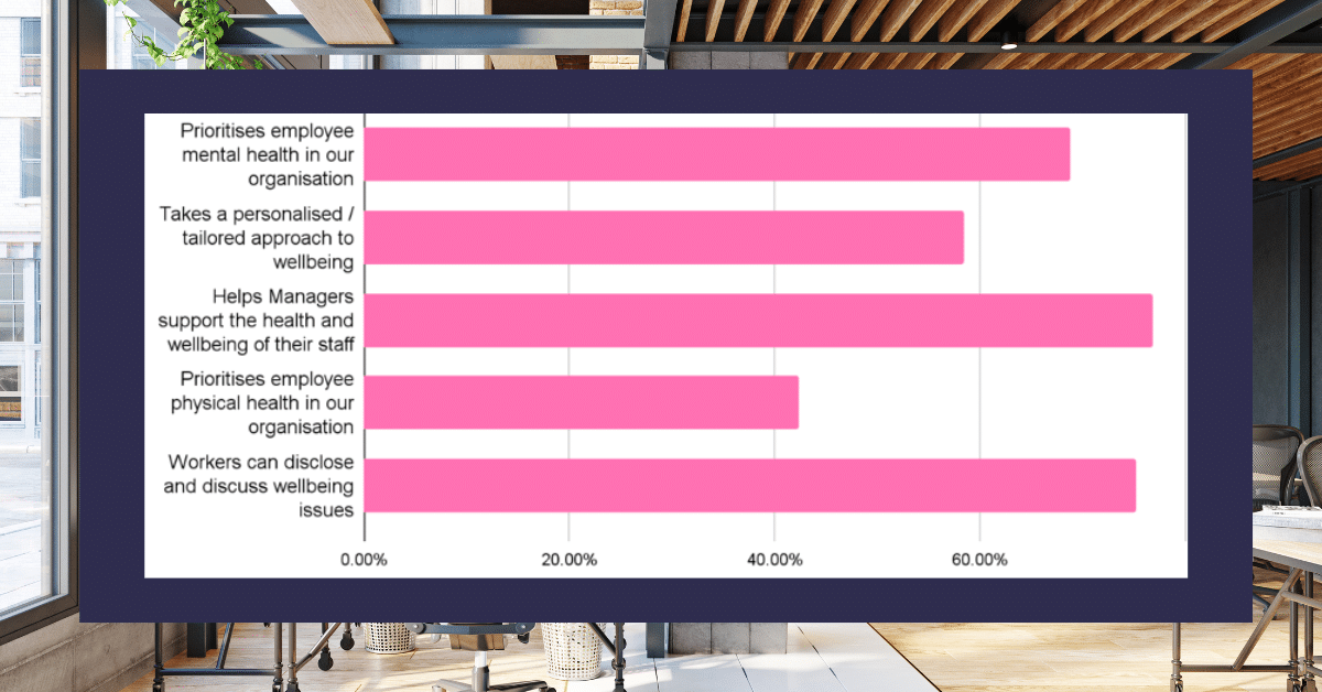 EMPLOYER: Our organisation's approach to wellbeing (physical and mental health):